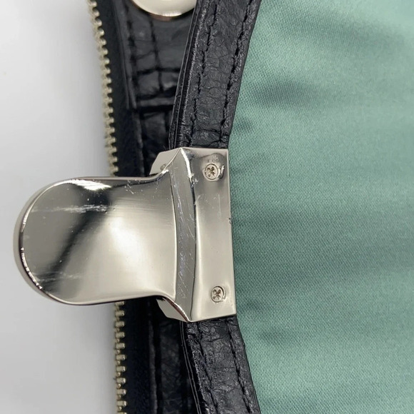 Coach Black Leather Quilted Poppy Shoulder Bag - Picture 12 of 13